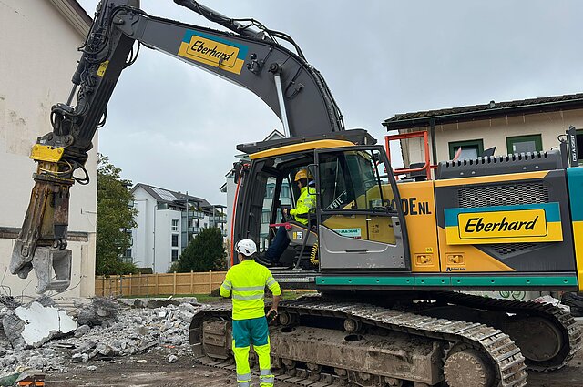 Baustelle Schulhaus Birchlen in Dübendorf